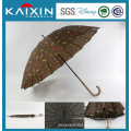 Long Handle Windproof Straight Umbrella